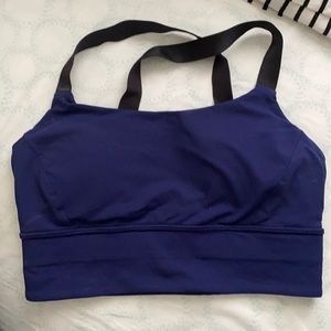 Lululemon Navy Sports Bra Size 4